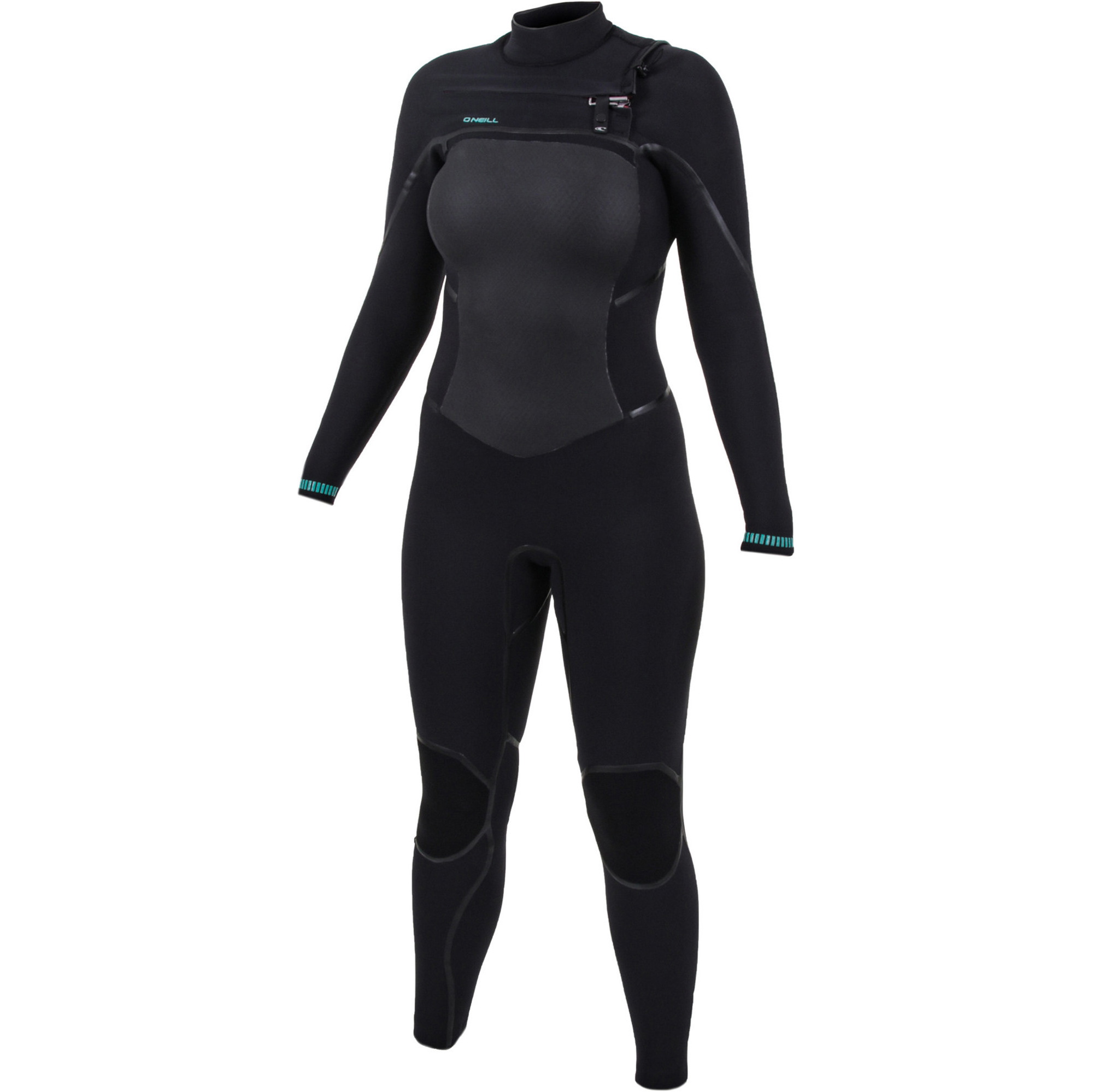 O'Neill Womens Psycho Tech+ 5/4mm Chest Zip Wetsuit Black 5367